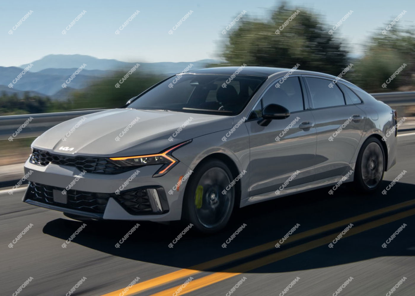 Ворсовые коврики на KIA K5 III 2019 - 2025