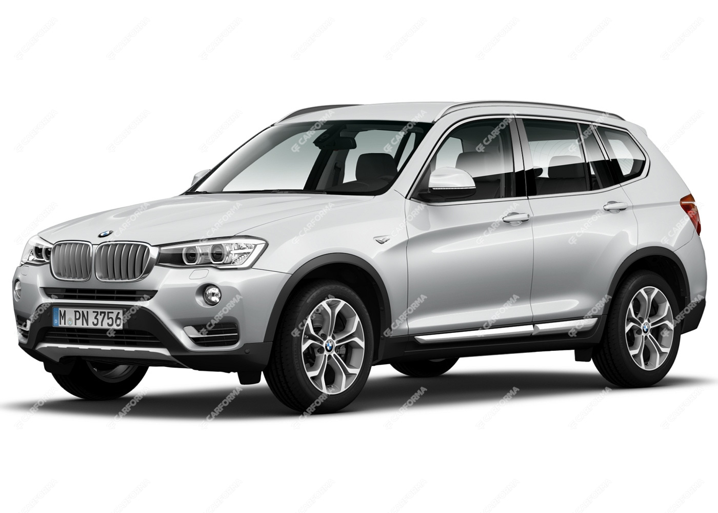 Ворсовые коврики на BMW X3 (F25) 2011 - 2017