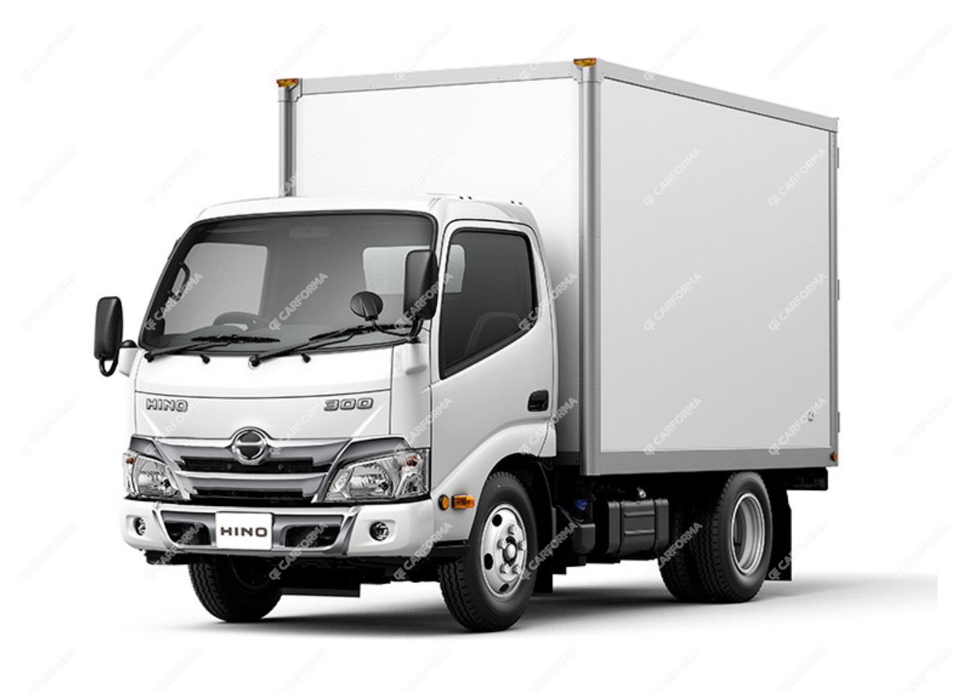 Ворсовые коврики на Hino 300 II узкая кабина 2011 - 2025