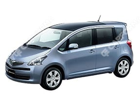 Ворсовые коврики на Toyota Ractis I 2005 - 2010