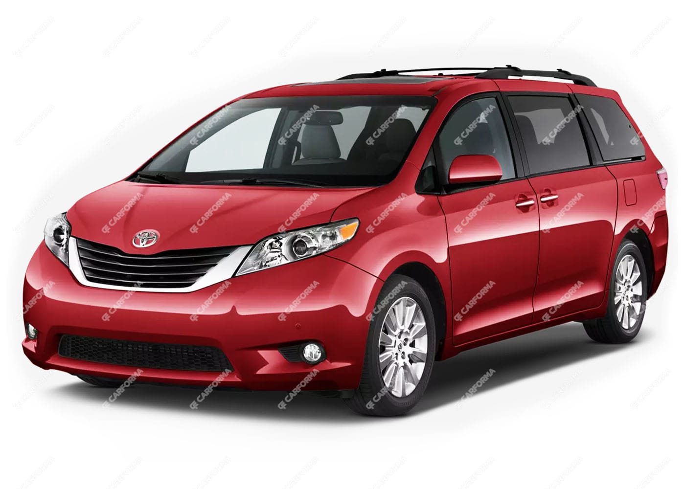Ворсовые коврики на Toyota Sienna III 2010 - 2020