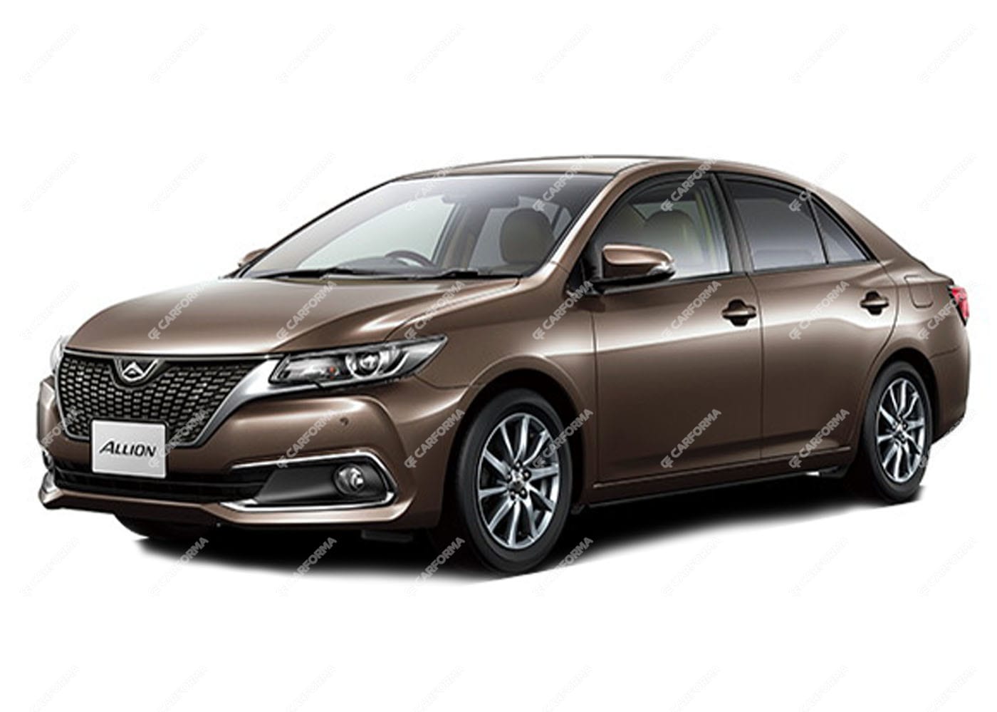 Ворсовые коврики на Toyota Allion II 2007 - 2021