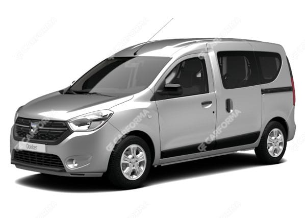 Ворсовые коврики на Renault Dokker Пассажирский 2012 - 2025