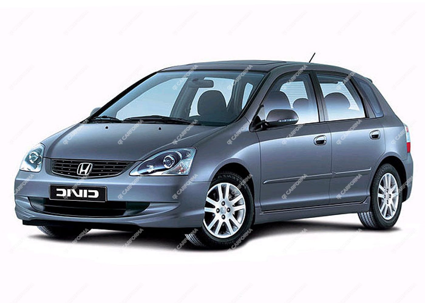 Ворсовые коврики на Honda Civic VII 5d 2000 - 2005