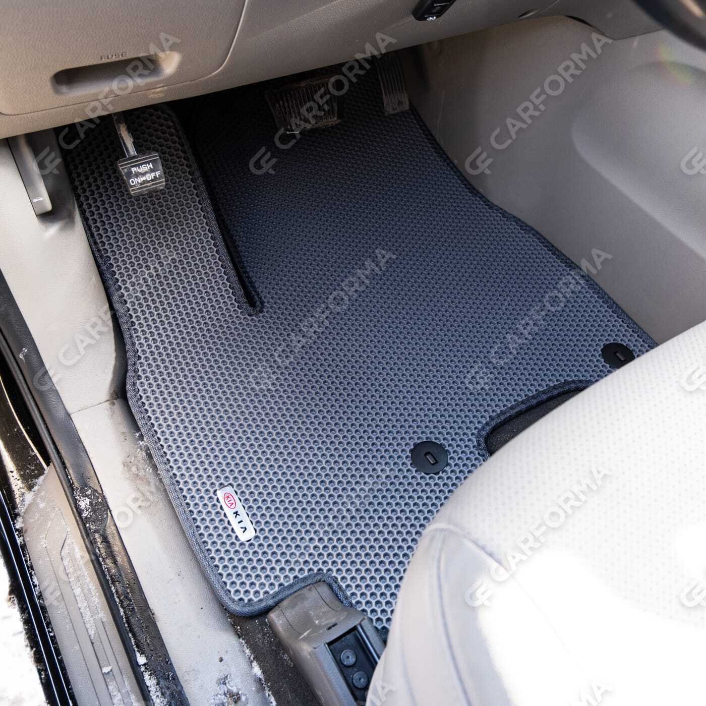 Ворсовые коврики на KIA Carnival III 7 мест 2014&nbsp;-&nbsp;2021 в Волгограде