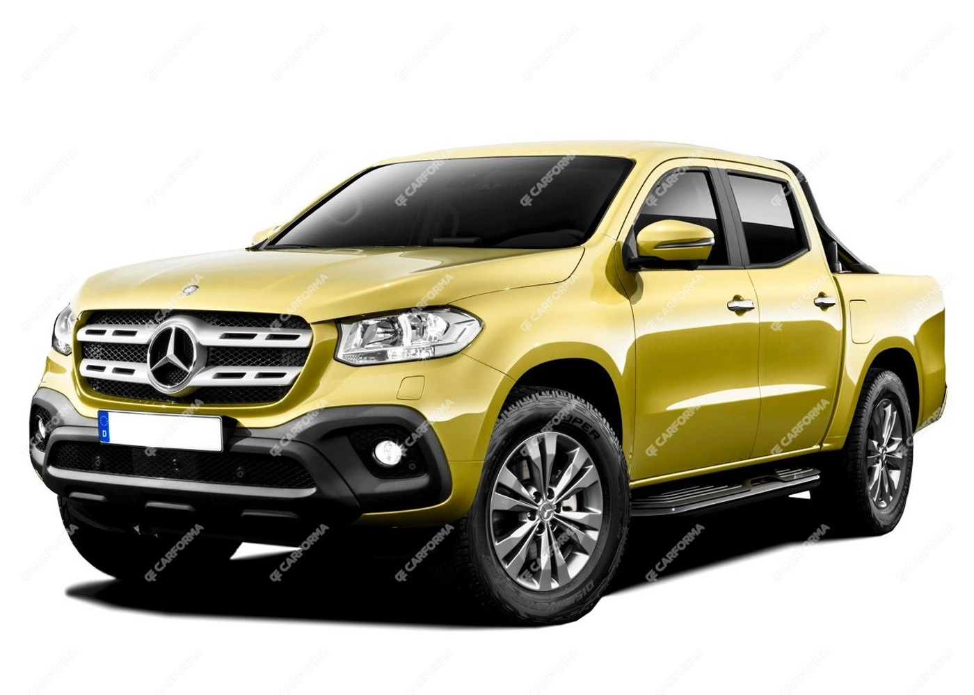 Ворсовые коврики на Mercedes X-Class 2017 - 2020