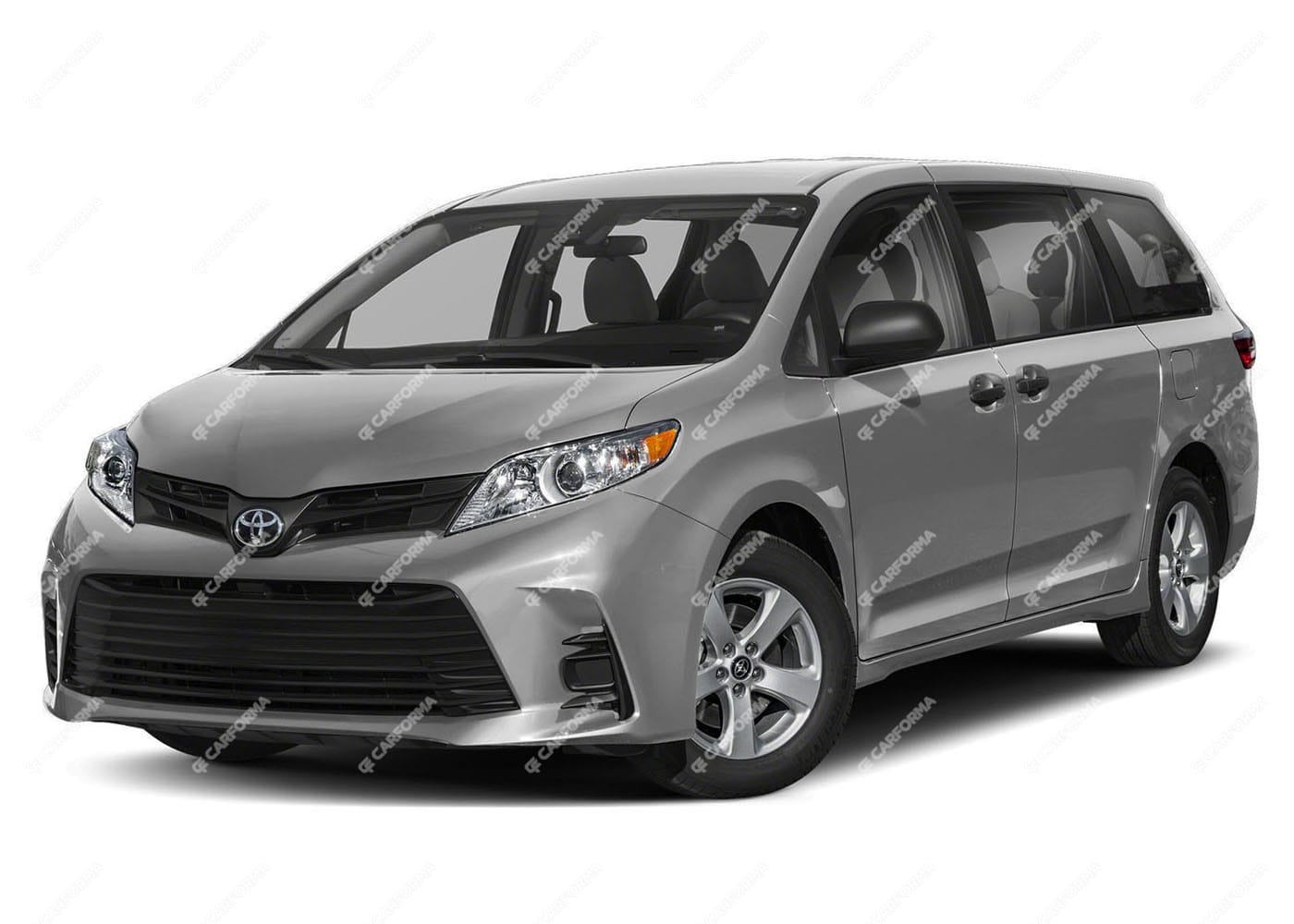 Ворсовые коврики на Toyota Sienna III 2010 - 2020