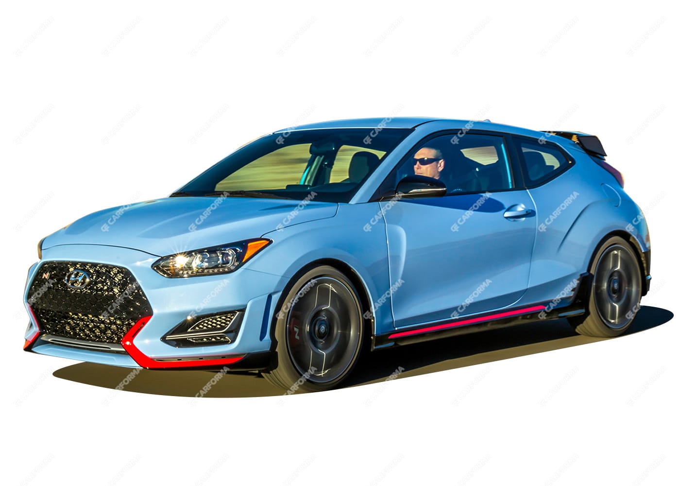 Ворсовые коврики на Hyundai Veloster II 2018 - 2025