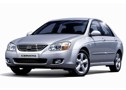 Ворсовые коврики на KIA Cerato I 2004 - 2008 в Волгограде