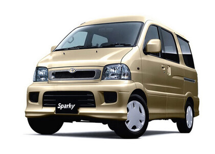 Ворсовые коврики на Toyota Sparky 2000 - 2003 в Волгограде
