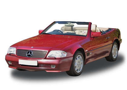Ворсовые коврики на Mercedes SL (R129) 1989 - 2002 в Волгограде
