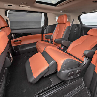 EVA коврики на KIA Carnival IV 7 мест с оттоманками 2020 - 2025 в Волгограде