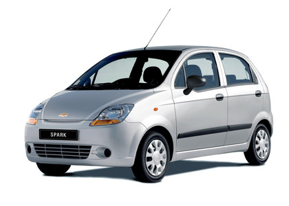 Ворсовые коврики на Chevrolet Spark II 2005 - 2010 в Волгограде