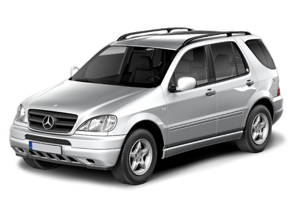Ворсовые коврики на Mercedes ML (W163) 1997 - 2005 в Волгограде